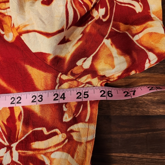 Caribbean NWT Button Up Collared Short Sleeve Tee Tropical Men's XL - Picture 9 of 9